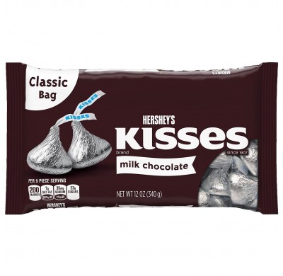 Kẹo Socola Hershey's Kisses Milk Chocolate 340g 