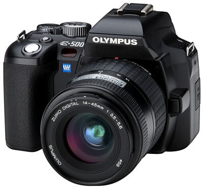 Máy ảnh Olympus E-500 + 14-42mm