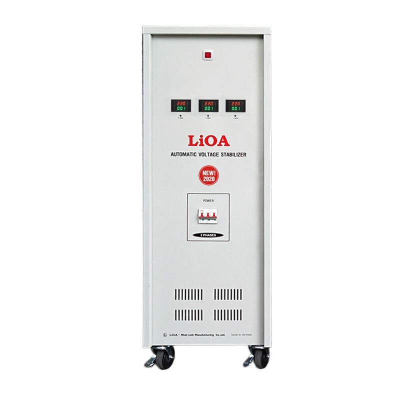 Ổn áp Lioa 3 pha khô điều chỉnh 3 pha độc lập SH3-100KII