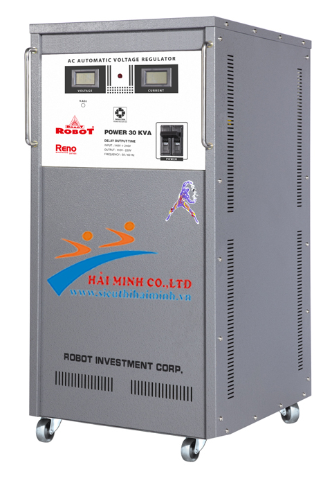 Ổn áp Robot 1 pha 30KVA 140V-240V