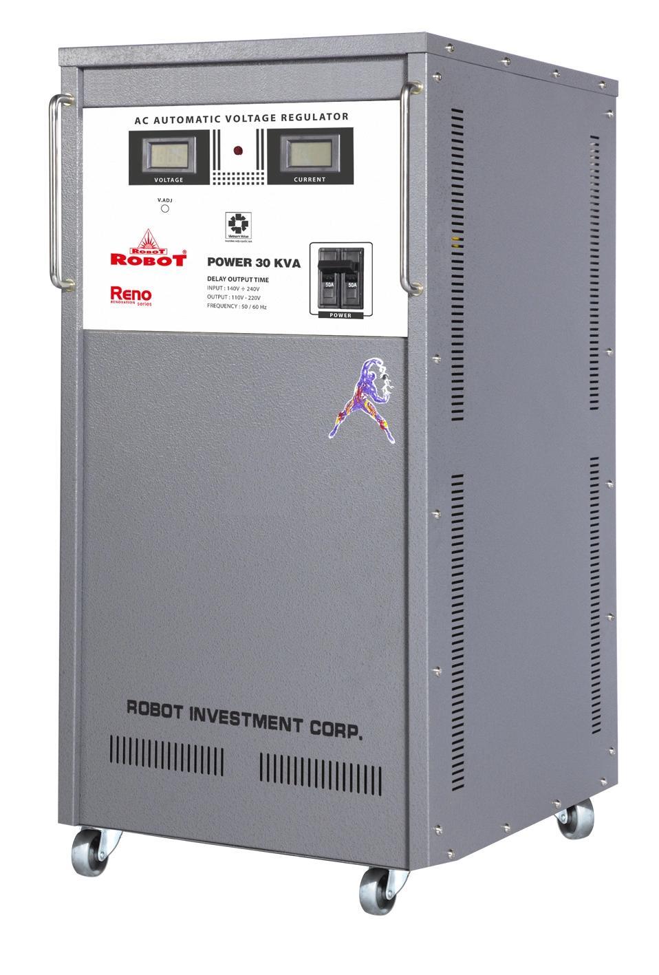 Ổn áp Robot Reno 818 - 30KVA (150V-250V)