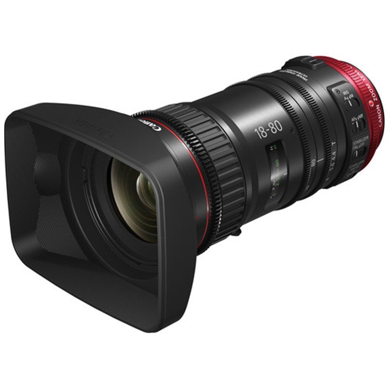 Ống kính Canon E18-80mm T4.4 L IS KAS S