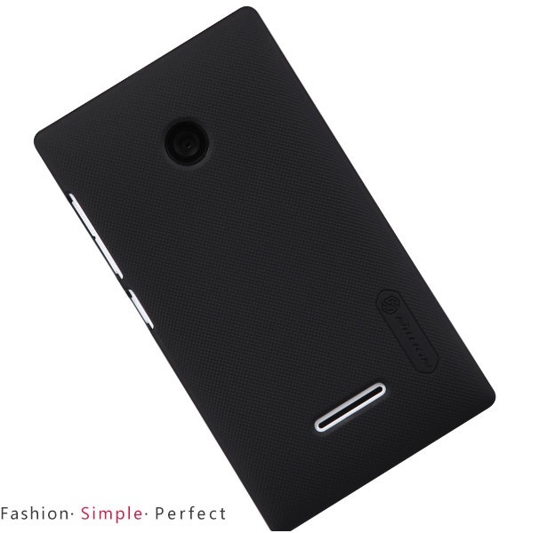 Ốp lưng điện thoại DĐ Nokia Lumia 430 Nillkin Kèm miếng dán màn hình (Đen)