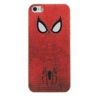 Ốp lưng iPhone 5/5S Nhựa dẻo mỏng Nhện đỏ