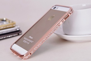 Ốp viền đính đá iPhone 5/5s