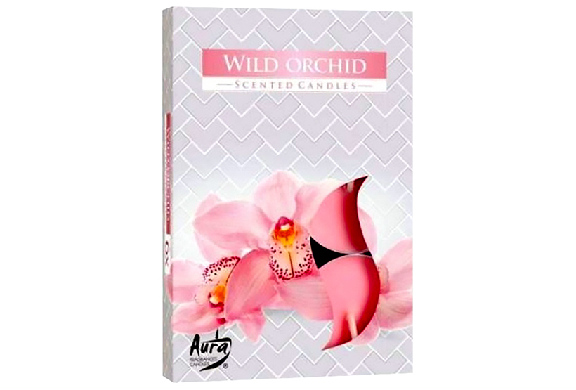 Hộp 6 nến tealight thơm Wild Orchid Bartek Candles FtraMart FTM-BAT068...