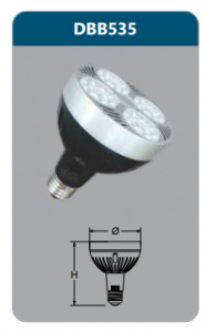 Đèn led chiếu điểm Duhal DBB535 35w 