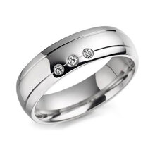 Nhẫn bạc nam Hiểu Minh NA014S
