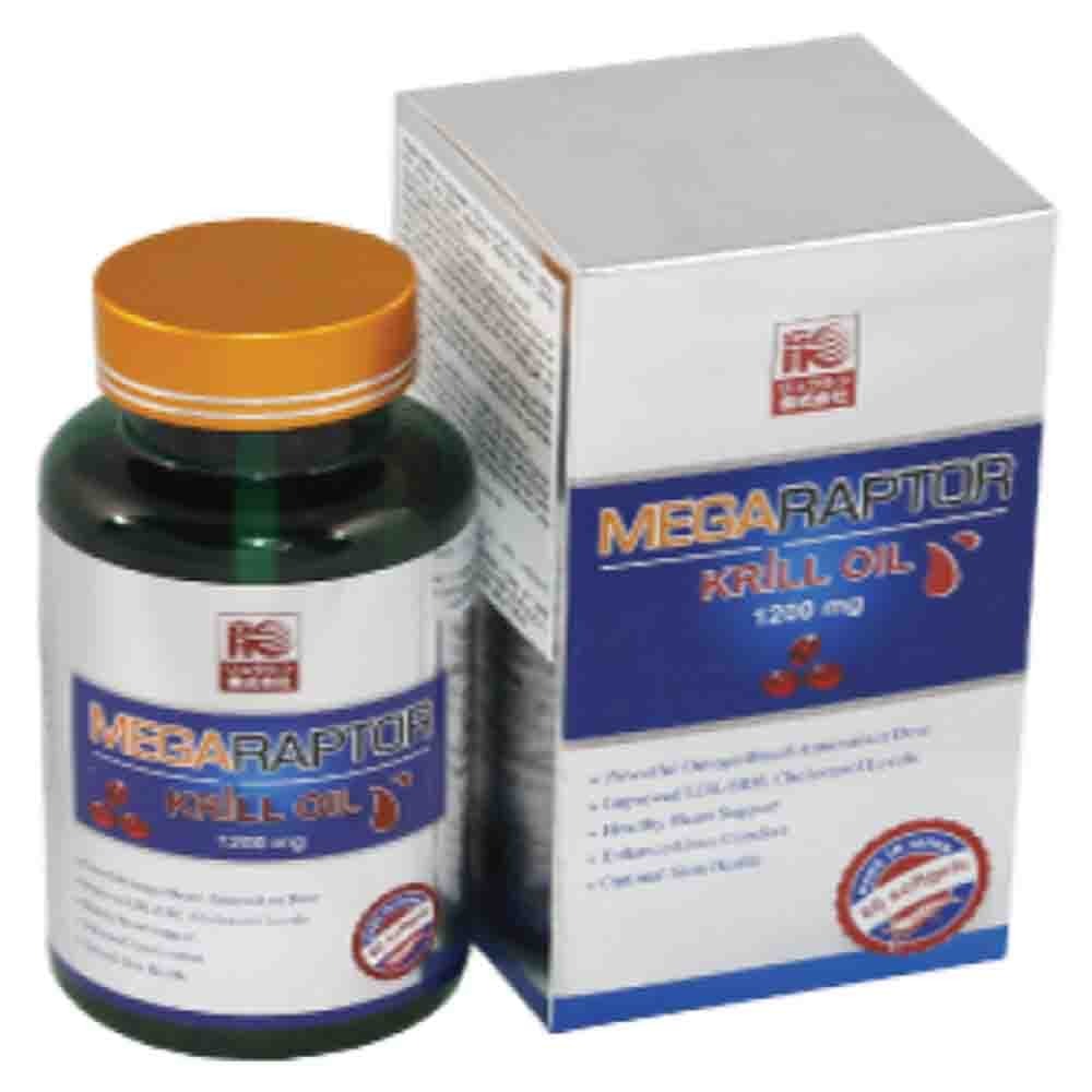 Thực phẩm chức năng Megaraptor Krill Oil 60 viên 