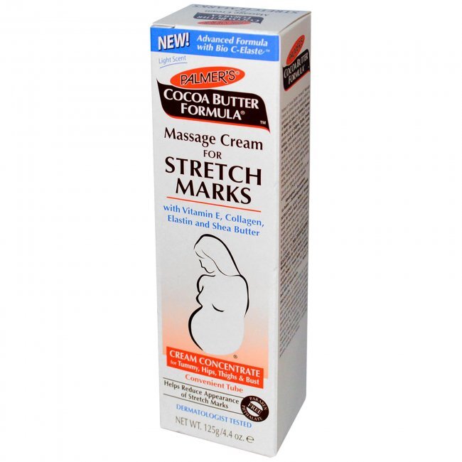 Kem mát xa ngăn ngừa và giảm vết rạn da PALMER'S Massage Cream For Stretch Marks 125g
