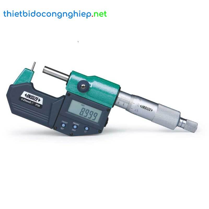 Panme đo kẹp thành ống điện tử Insize 3561-25CA