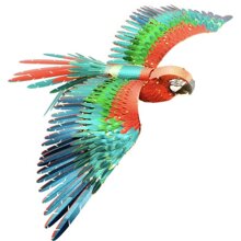 Mô hình kim loại lắp ráp 3D Piececool Con Vẹt The Scarlet Macaw
