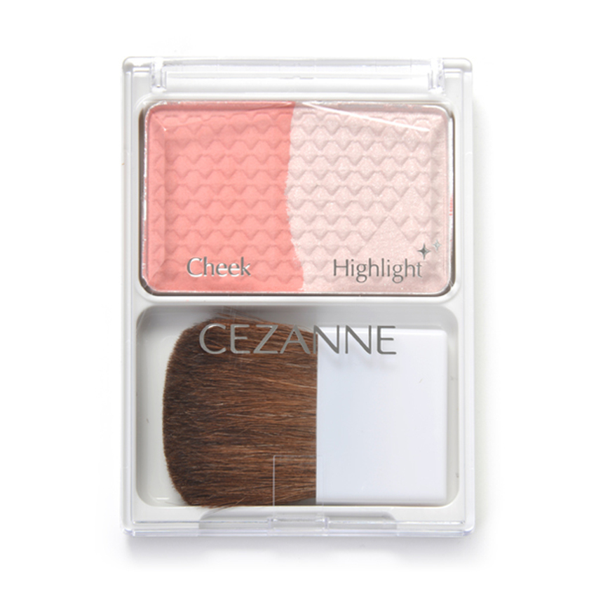 Phấn má Cezanne Cheek & Highlight #01 Natural Pink