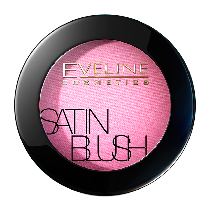 Phấn má trang điểm siêu mịn Eveline Satin màu hồng cam