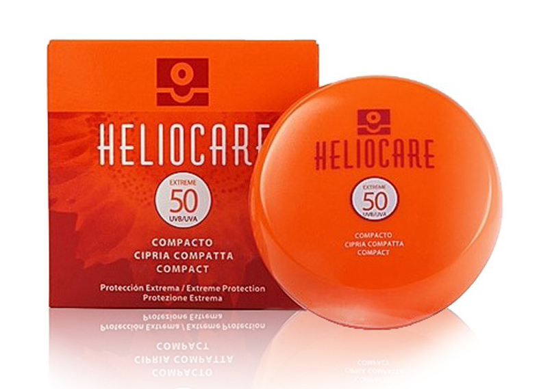 Phấn nền Heliocare Compact Brown SPF50