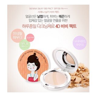 Phấn nền Too Cool For School Sienna Silky BB Pact SPF30 PA+ 12g