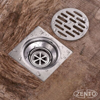 Phễu thoát sàn chống mùi inox Zento TS125
