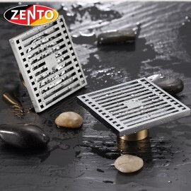 Phễu thoát sàn chống mùi và côn trùng Zento ZT528-1AV (100x100mm)