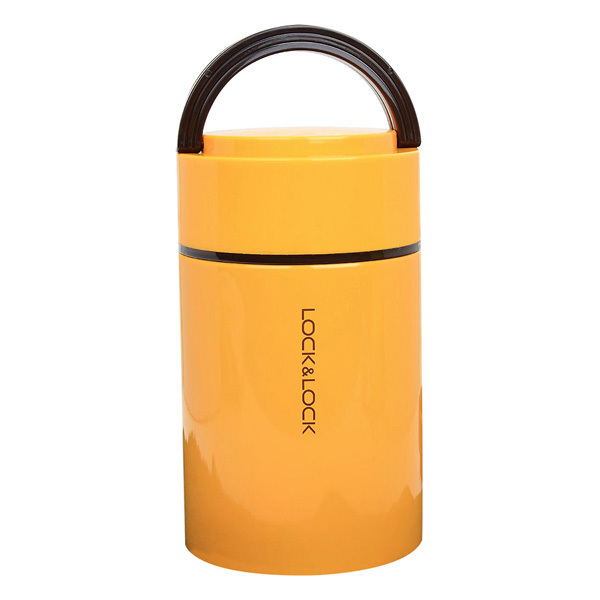 Phích - Bình giữ nhiệt Lock&Lock Column Food Jar LHC8022ORG - 750ML