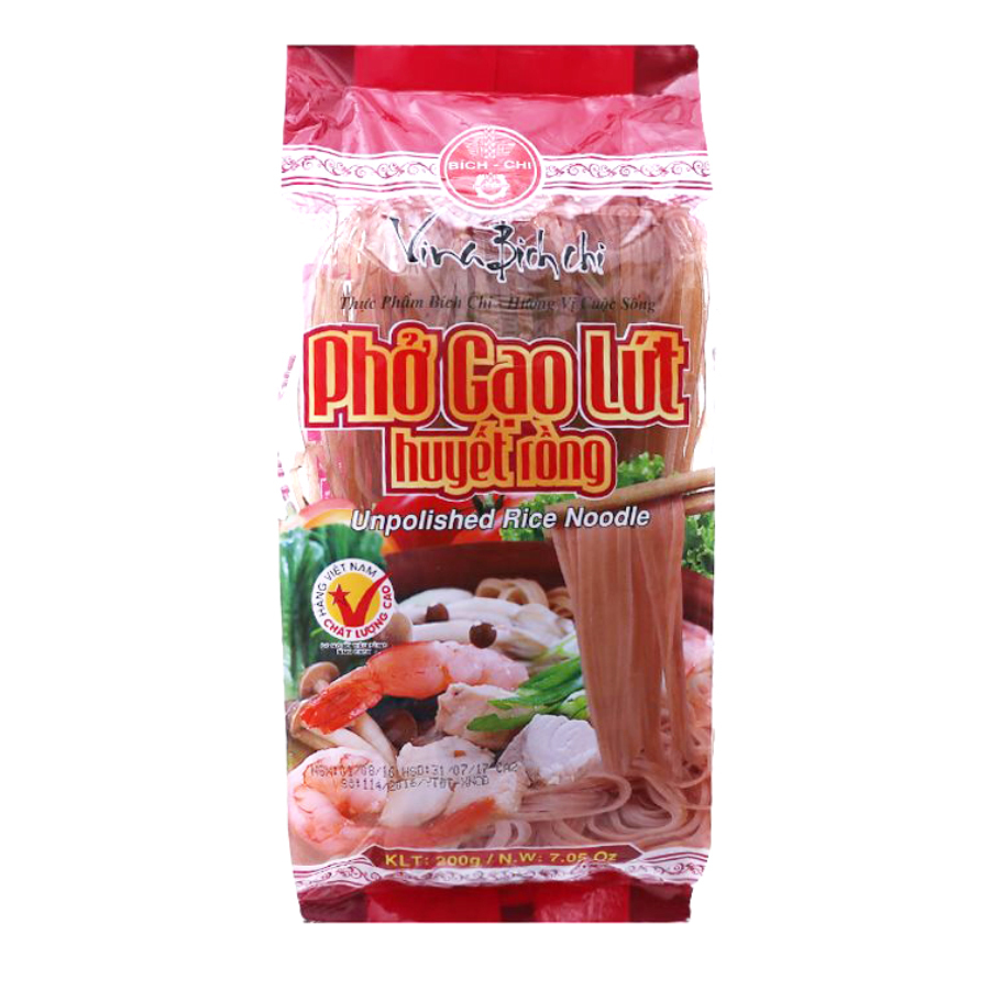 Phở gạo lứt huyết rồng Bích Chi - gói 200g