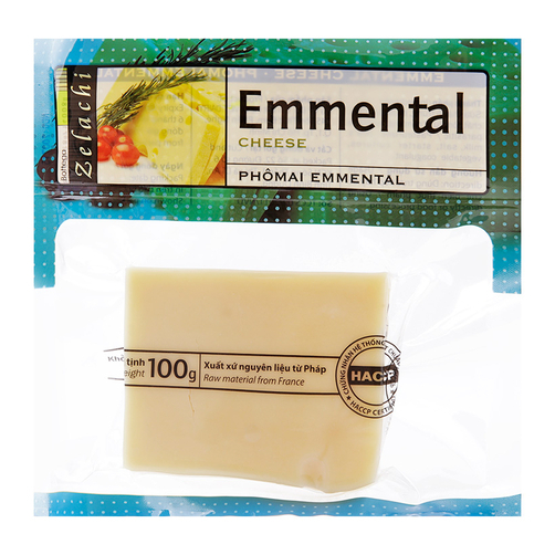 Phô mai Emmental Zelachi gói 100g