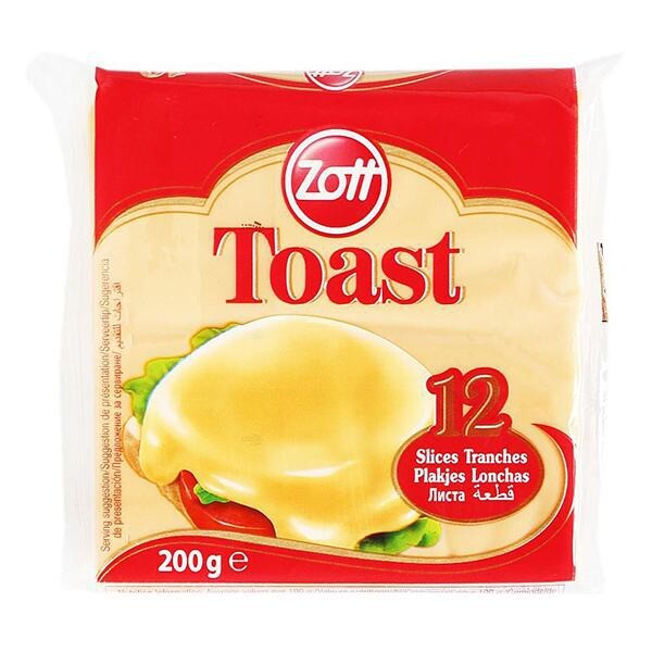 Phô mai lát Toast Zott gói 200g