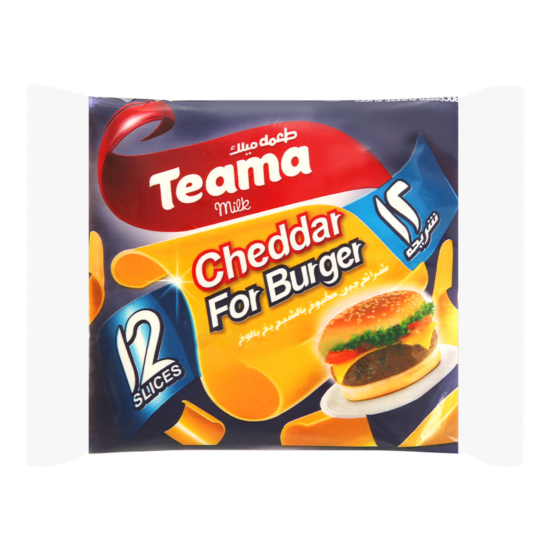 Phô mai Teama Cheddar For Burger 200g