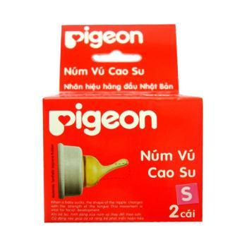 Bộ 2 núm ti cao su Pigeon NV22001 - Size S
