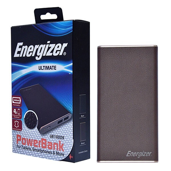 Pin dự phòng Energizer Luxury Leather UE10009 10.000mAh