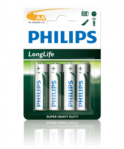 Pin Philips Carbon AA R6L4B