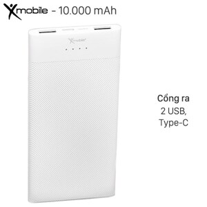 Pin sạc dự phòng Polymer Type C Xmobile PW37Y5B 10.000 mAh