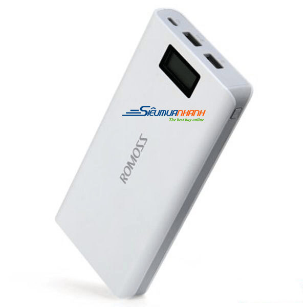 Pin sạc dự phòng Romoss sense 6 plus 20000mAh LCD