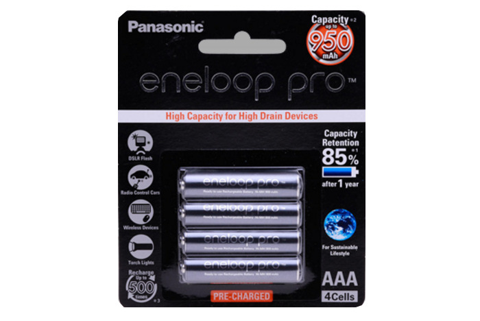 Pin sạc Panasonic Eneloop (4v AAA) BK-4HCCE/4BV