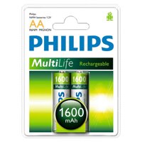 Pin Sạc Philips NiMH AA 1600mAh R6B2A160