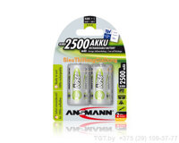 Pin trung sạc C ANSMANN 2500mAh NiMH HR14 BL2