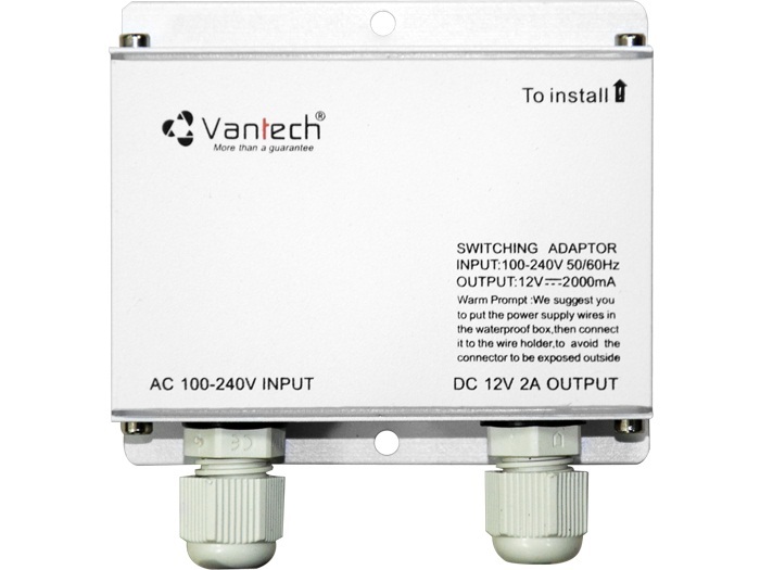 Power switing adapter Vantech PSA-01H 12V-2A