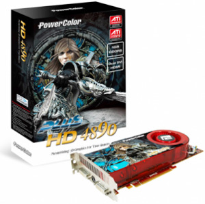 Card đồ họa (VGA Card) PowerColor PLUS HD4890 - ATI RADEON HD4890, GDDR5, 1GB, 256-bit, PCI Express 2.0 x16
