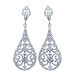 Bông tai họa tiết đính đá Accessories BCA - BN104 