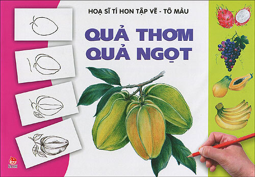 Bé tập tô màu - Quả thơm quả ngọt