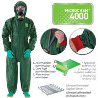 Quần áo chống hóa chất Alphatec 4000