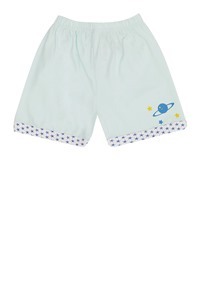 Quần đùi bé trai viền gấu sao Bieber