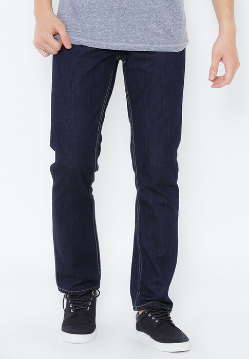 Quần jeans Novelty basic tencel xanh đậm NQJMMTNCEA1604060 