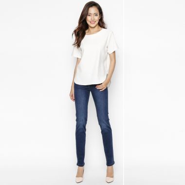 Quần Jeans Ống Đứng Mid Night AAA JEAN