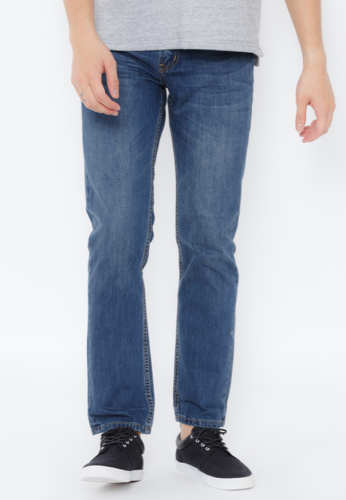 Quần jeans Tencel Novelty form basic xanh dương NQJMMTNCEA1604080