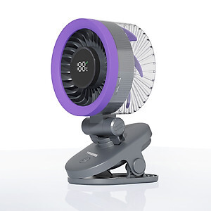 Quạt kẹp sạc điện Tiross TS3423