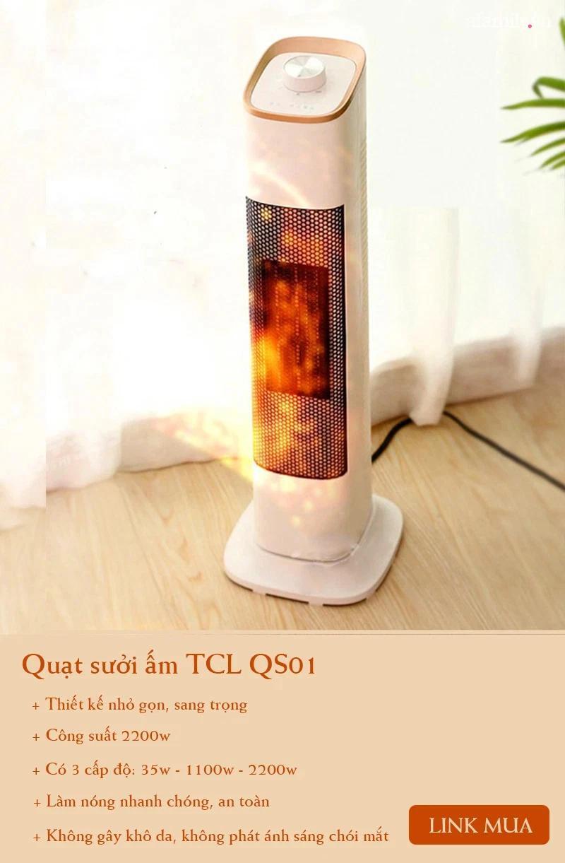 Quạt sưởi ấm TCL QS01