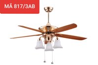Quạt trần đèn 5 cánh QT-817 (817AB)