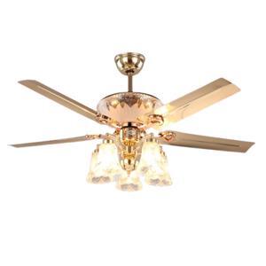 Quạt trần đèn trang trí DCT Fan 108 - Cánh kim loại