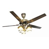Quạt trần đèn trang trí DCT Fan 104 - Cánh kim loại