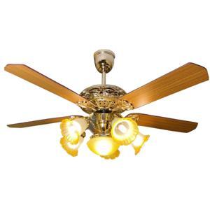 Quạt trần đèn trang trí DCT Fan 109 - Cánh gỗ